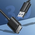 thumbnail image 2 of HEVIRGO Câble de Disque Dur Stable Plug Play PVC USB 3.0 vers Micro B Adaptateur pour Samsung Note, 2 of 10