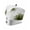 Green, variant on Purple Toaster Cover 2 Slice, Boho Modern Floral Abstract Ombre Leaf White Dustproof Bread Machine Oven Cover with Storage Pockets, Fits Most Kitchen Toasters Protector