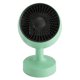 thumbnail image 5 of Calentador de ventilador portátil para uso en frío y calor, mini calentador de espacio con ángulo ajustable para escritorio de oficina en casa, 100-240 V, enchufe verde de EE. UU., 5 of 5