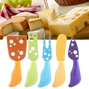 5PCS/Set Stainless Steel Cheese Knives Pizza Cake Desserts Cutter Knife Bakery Cutting Tool