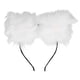 thumbnail image 1 of Diadema con orejas de gato peludas artificiales, diadema para mujer, diadema para fiesta, Cosplay, vida diaria, color blanco, 1 of 14