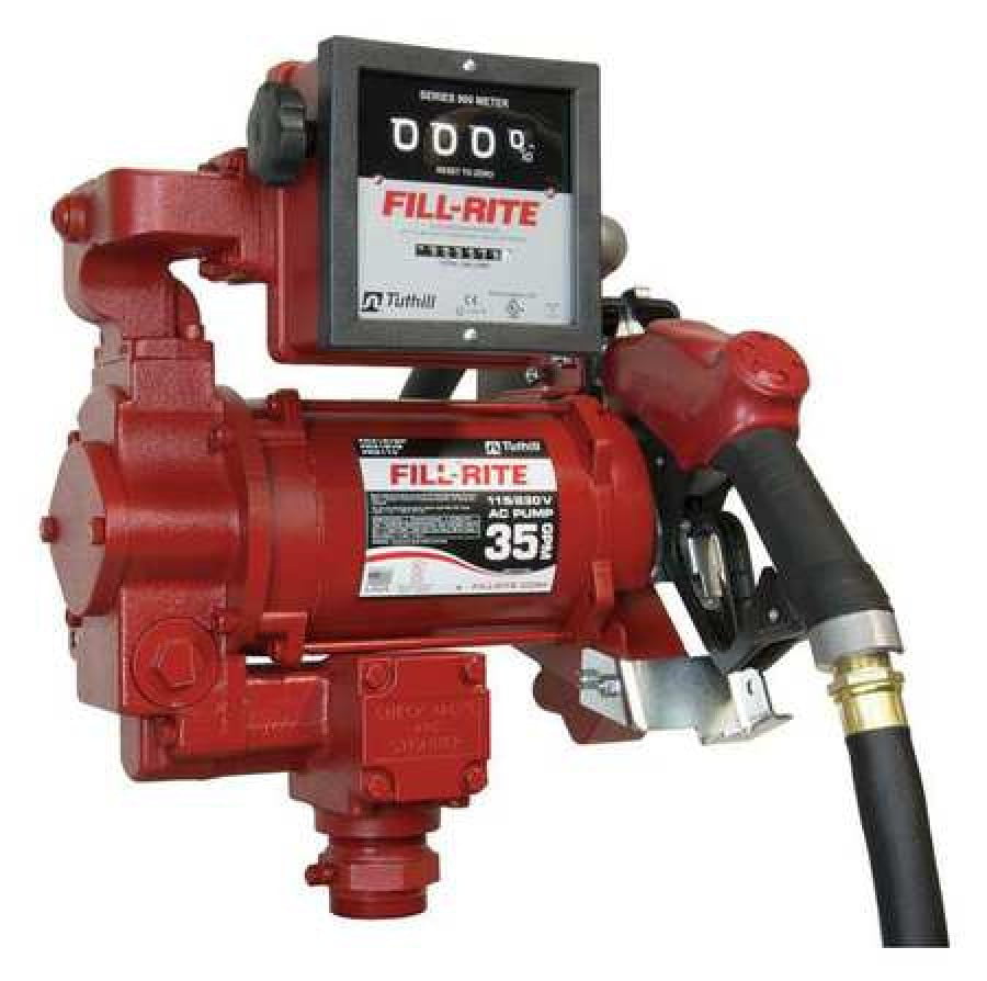 FILL-RITE BDH0707 Fuel Nozzle,6 in L,3/4 in Size,50 psi 