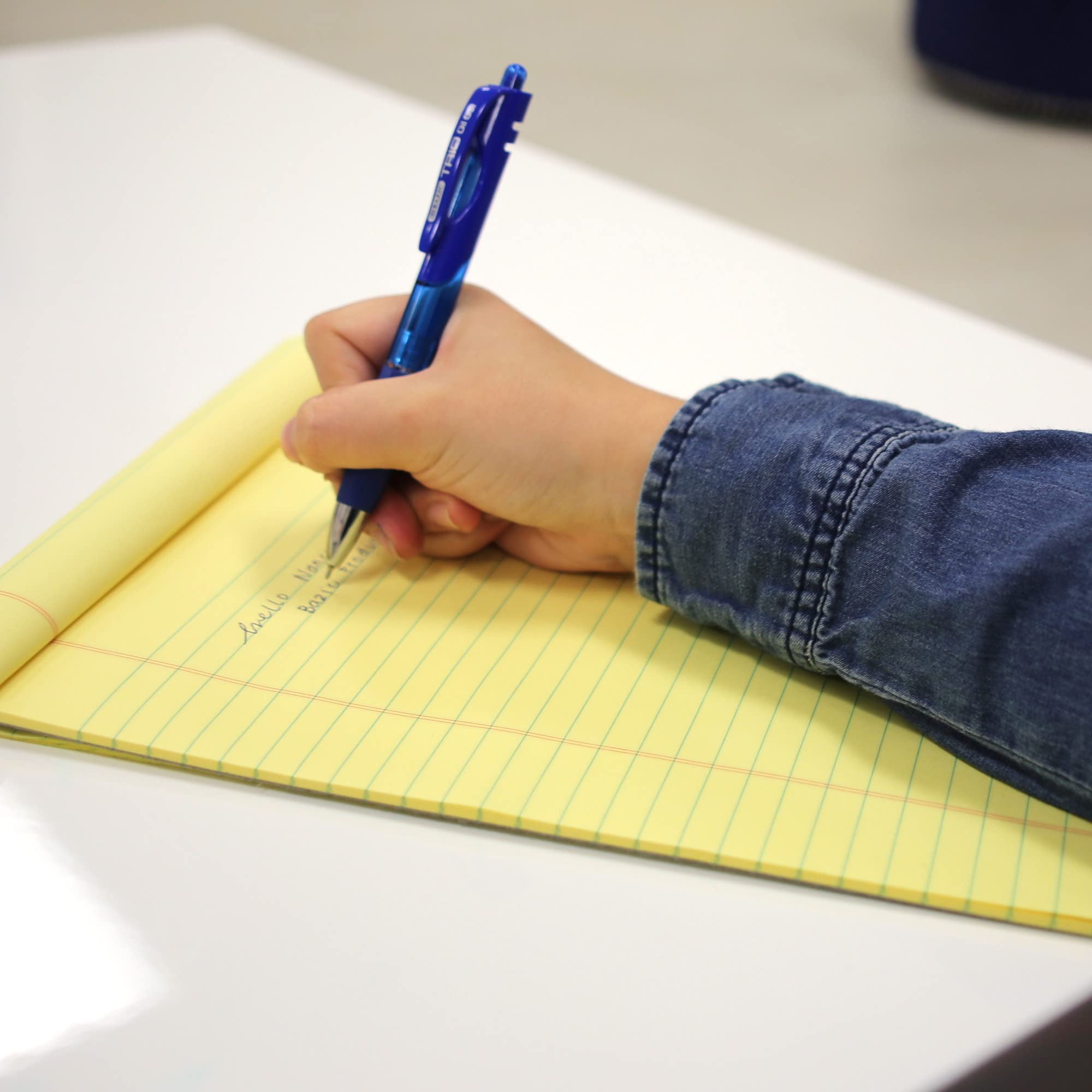 BAZIC Perforated Writing Pad, 50 Sheets 8.5"x11.75", Total 12 Count