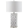 thumbnail image 4 of SAFAVIEH Diamonds 27 in. Ceramic Table Lamp with Off-White Cotton Shade, Set of 2, 4 of 7