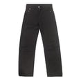 thumbnail image 4 of Ticikt Women’s Washed Barrel Jeans, Loose Wide Leg Curved Denim Pants with Pockets,Black, 4 of 4