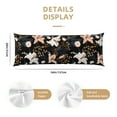 thumbnail image 2 of Disketp Lilies Flowers Print Body Pillow Cover - Super Soft 20x54 Body Pillow Case,Long Side Hidden Zipper (without pillow core), 2 of 6