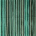 thumbnail image 1 of Ahgly Company Indoor Square Southwestern Turquoise Blue Country Area Rugs, 8' Square, 1 of 4