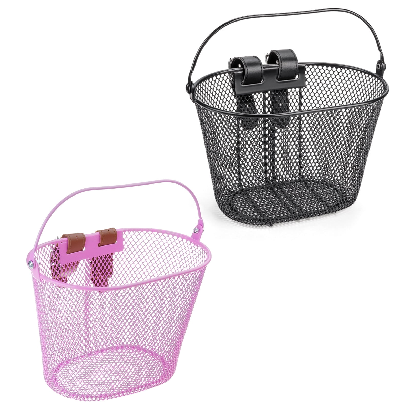 Waterproofs Metal Bicycles Basket Detachable Bikes Front Handlebars Basket Childrens Bicycles Tricycle Basket Enduring