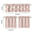 thumbnail image 5 of Country Bohemian Curtains 24 Inch - 3 Panel Rustic Floral Set with Vintage Botanical Print, Rod Pocket, 5 of 5