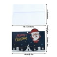 thumbnail image 3 of Nilvkv Christmas Greeting Cards with Envelopes and Stickers 10 Pack Glitter Christmas Cards with Envelopes Father Christmas Snowman, CHRlSTMAS-GlFTs, 3 of 6