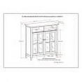 thumbnail image 2 of Simpli Home Warm Shaker Medium Storage Media Cabinet, 2 of 2