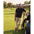 thumbnail image 6 of Real Essentials 3 Pack: Men's Short Sleeve Golf Polo Casual Workout Sports Moisture Wicking Collared Shirt (Big & Tall), 6 of 6