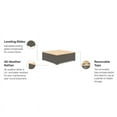 thumbnail image 3 of Homestyles Table Basse en Acacia et Rotin - Gris Foncé, 3 of 10