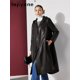 thumbnail image 5 of Gabardina de piel de oveja auténtica de Tayikistán para mujer 2024, chaqueta auténtica, cortavientos largo, chaquetas de gran tamaño con capucha, 5 of 5