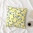 thumbnail image 5 of ZICANCN Fresh Yellow Daisy Throw Pillow Covers, Bed Couch Sofa Knit Decorative Pillow Covers for Living Room Farmhouse, 22"x22", 5 of 8