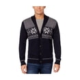 thumbnail image 1 of Weatherproof Cardigan Flocon de Neige pour Hommes, Bleu, Moyen, 1 of 1