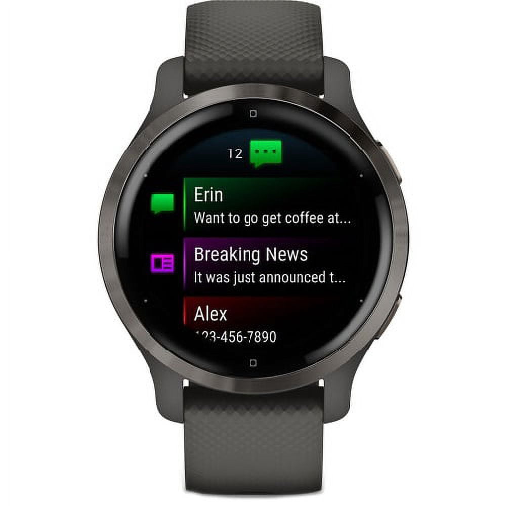 Venu® 2S - Slate Bezel with Graphite Case and Silicone Band
