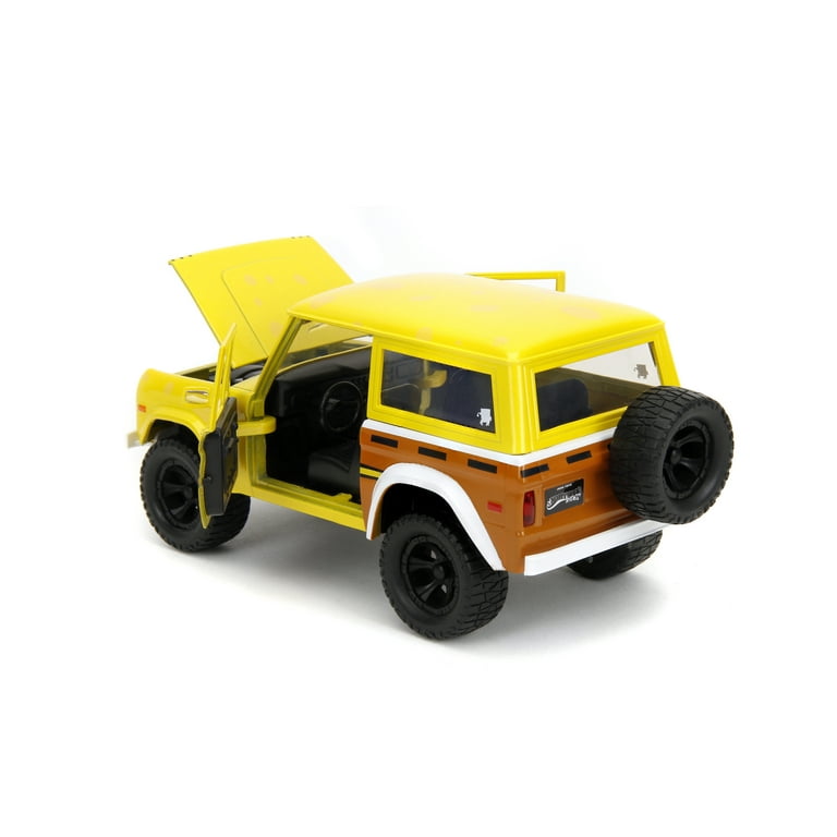 JADA 1973 フォード・ブロンコ & スポンジボブ・フィギア SpongeBob SquarePants 1973 Ford Bronco w/SpongeBob Figure 1