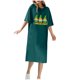 thumbnail image 1 of Vestido Corto de Verano Cuello Redondo Estilo de Camiseta de Longitud de Tobillo de Manga Corta, Altamente Elástico para Pijamas Y Ropa Interior Sexy, 1 of 8