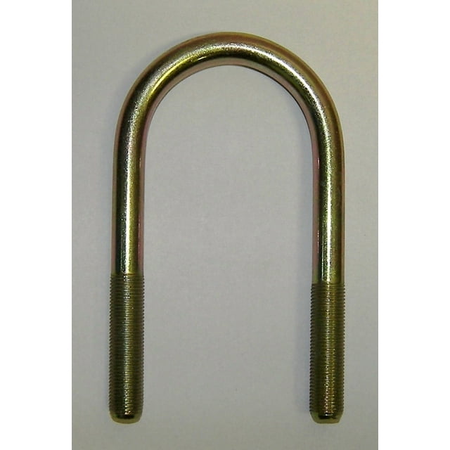 AP Leaf Spring Axle U Bolt 014-122073 5.10 Inch Length; 2.38 Inch Width; Round; 1/2 Inch - 20 Thread Size