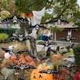 thumbnail image 4 of 24 Decoraciones de Murciélagos Que Brillan En La Oscuridad para Halloween, Paquete de 12/24, para Colgar o Pegar, 4 of 6