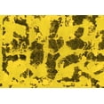 thumbnail image 1 of Ahgly Company Indoor Rectangle Abstract Yellow Modern Area Rugs, 4' x 6', 1 of 4