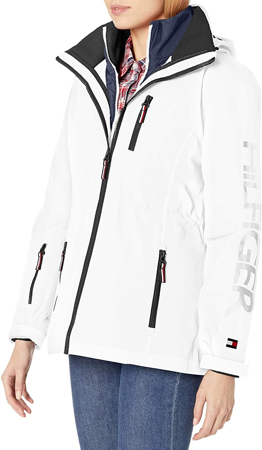 tommy hilfiger 3 in 1 jacket white