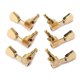 thumbnail image 3 of 1 de Clavijas de Afinación de Guitarra Eléctrica de Aleación de Zinc, Cabezales de DIY 3R + 3L Dorado, 3 of 9