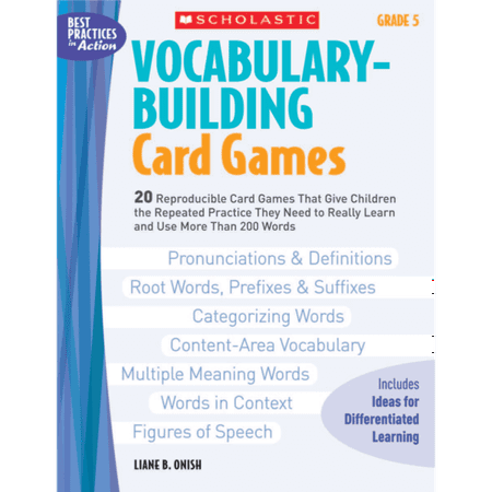 Scholastic Vocabulary Building Card Games: Grade 5