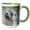 Green/White, variant on 3drose, Antarctic Fur Seal, Arctocephalus Gazella. South Georgia Island, 11oz Mug