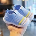 thumbnail image 2 of Unsex Baby First Walking Shoes boy Girl Infant No-Sliper Lightweight Sneakers,6 12 18 24 36 Months Toddler Protect Toes Sock Shoes, 2 of 7