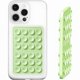 thumbnail image 1 of wonima02 Double-Sided Silicone Suction Phone Case Mount, Enhanced Suction Cup Power and Thickened Grip for Selfies and Videos, Durable, Hands-Free Non Slip Accessories, 2.36"x3.66" (Light Green), 1 of 1