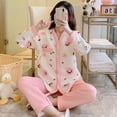 thumbnail image 1 of Pijamas de mujer embarazada otoño/invierno posparto aire algodón ropa mensual para mujeres embarazadas amamantando en primavera durante el embarazo en grueso, 1 of 6