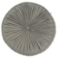 thumbnail image 2 of SAFAVIEH Clary Solid Floor Pillow, 25" x 25", Grey, 2 of 5