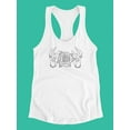 thumbnail image 3 of Magic Hands And A Flower Tank Women -Image by Shutterstock, Female x-Large, 3 of 4