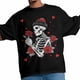 thumbnail image 5 of Camisetas casuales de manga corta con calaveras para hombre, camisetas gráficas para el Día de San Valentín, 5 of 8