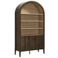 thumbnail image 4 of Nolan Storage Display Cabinet Bookshelf in Dark Walnut, 4 of 11