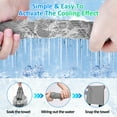 thumbnail image 6 of 24 Packs Sukeen Cooling Towel (40"x12"), Ice Towel, Soft Breathable Chilly Towel, Cooling Towels for Neck, Microfiber Towel for Yoga, Sport, Running, Gym, Workout, Camping, 6 of 11