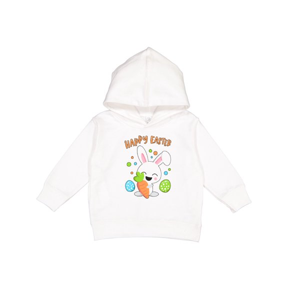 Inktastic Happy Easter Bunny with Eggs and Carrot Toddler Hoodie
