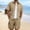 #90-Khaki, variant on Mens Big & Tall 2 Piece Outfit Short Sleeve Button Down Shirt and Drawstring Cargo Shorts Set Casual Workwear for Men Khaki XXXL Gifts for Father