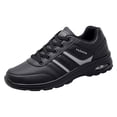 thumbnail image 1 of WEAIXIMIUNG Espadrilles en Cuir Montantes Hommes Hommes Décontractées Cuir Réfléchissant de Nuit Voyage Course Grande Taille Espadrilles Chaussures Décontractées, 1 of 9