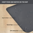 thumbnail image 3 of Tapis de Nourriture pour Chien et Chat en Silicone Imperméable - Tapis de Bol Antidérapant pour Chien et Chat - Tapis de Nourriture pour Chien et Chat de Qualité FDA, 3 of 7
