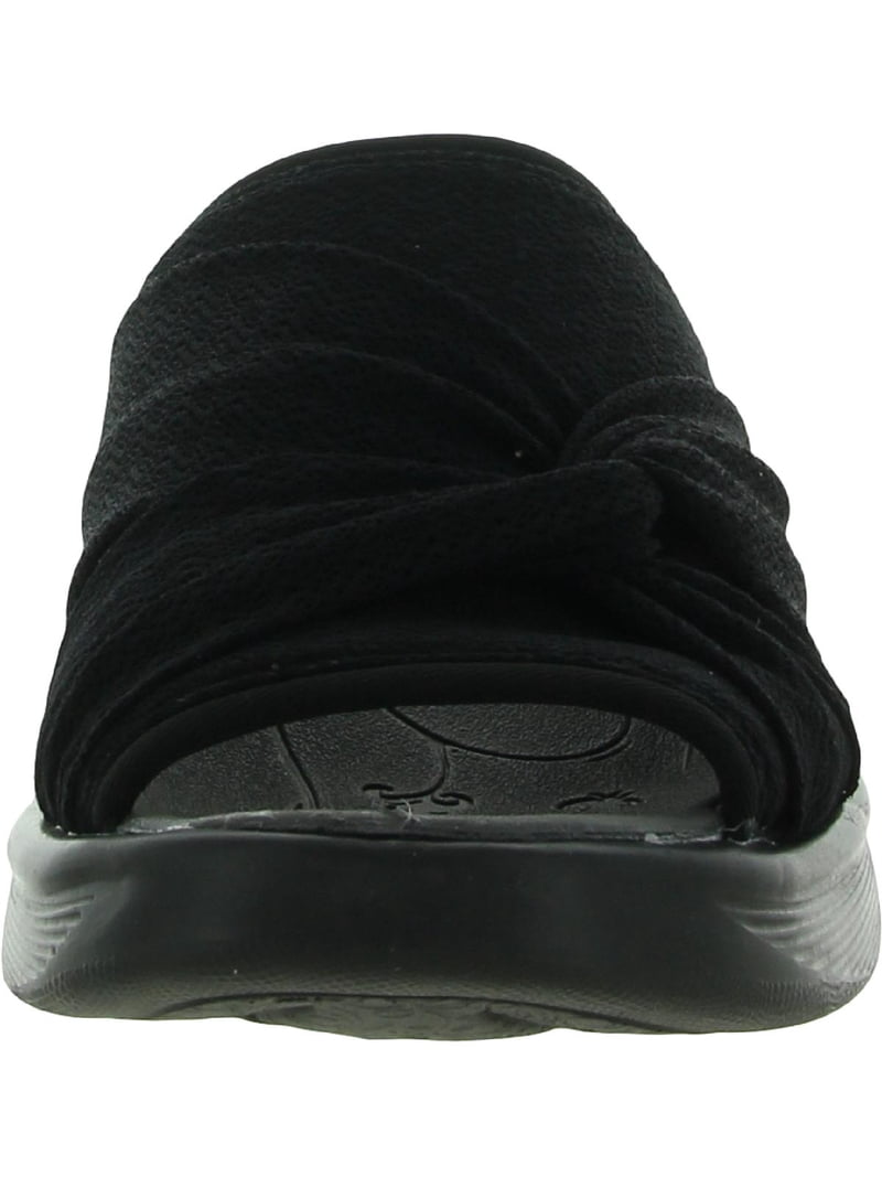 Bzees Womens Smile II Lace Slip On Wedge Sandals - Walmart.com