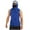Blue, variant on ZZwxWA Men's Cotton Hooded Tank Tops, Solid Color Cut Off Athletic Muscle Shirts Sleeveless Drawstring Summer Trendy Clothes Online Shopping