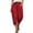 Red, variant on Tqyyweavej Harem Pants Women Elastic Waisted Comfy Balloon Pants Trousers Baggy Solid Color Capri Pants for Women with Pockets