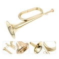 thumbnail image 1 of Luxshiny 1Pc Toy Trumpet For Kids Brass Musical Instrument Beginner, 1 of 8