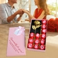 thumbnail image 4 of Flower Forever Gift Box - 12 Preserved Roses, Immortal Roses Gift for Her Rose Eternal Preserved Flowers for Delivery Mothers Day Women Valentines Day Gifts for Wife, 4 of 7
