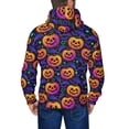 thumbnail image 5 of Zip Up Hoodies for Men - bright haloween pumpkins bats Long Sleeve Comfrt Men'S Fashion Hoodies & Sweatshirts, Jackets for Men Hoodies Pullover Clothing Clothes with Pouch, 5 of 5
