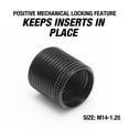 thumbnail image 2 of OEMTools Spark Plug Thread Repair Insert - Metric M14 - 1.25 (6 Piece), 2 of 7