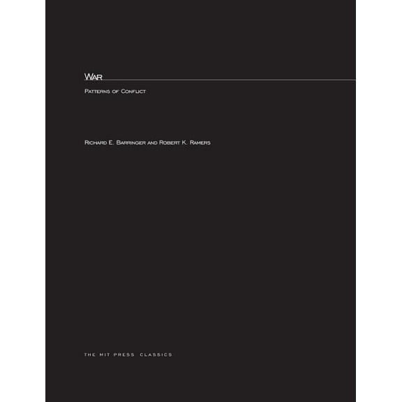 Mit Press War: Patterns of Conflict, (Paperback)